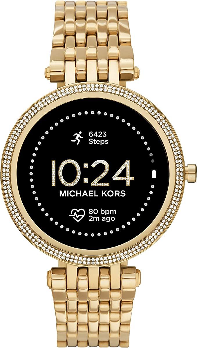 Michael Kors Women's Gen 5E 43mm Stainless Steel Touchscreen Smartwatch with Fitness Tracker, Hea... | Amazon (US)