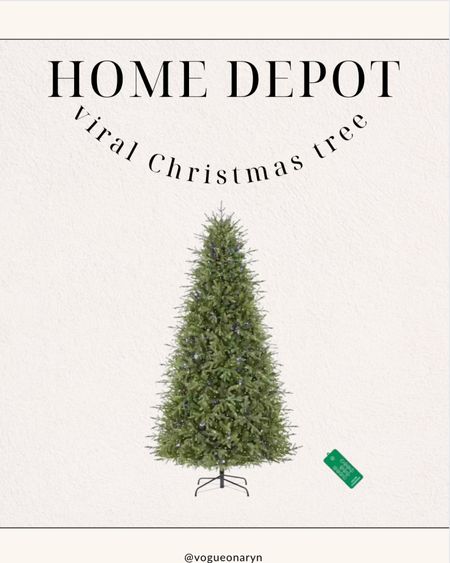 Viral Christmas tree , Home Depot , Christmas decor 

#LTKHoliday #LTKSeasonal #LTKhome