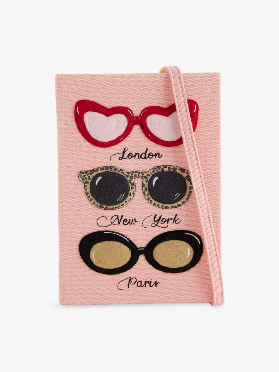 Sunglasses Cotton-Blend Clutch Bag | Selfridges