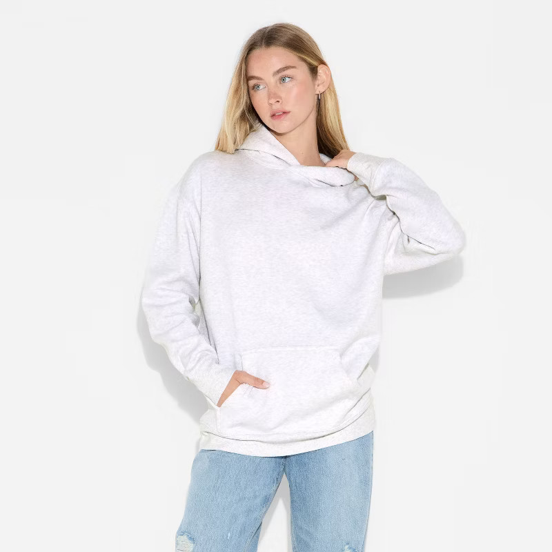 Women's Oversized Hooded Pullover Sweatshirt - Wild Fable™ | Target