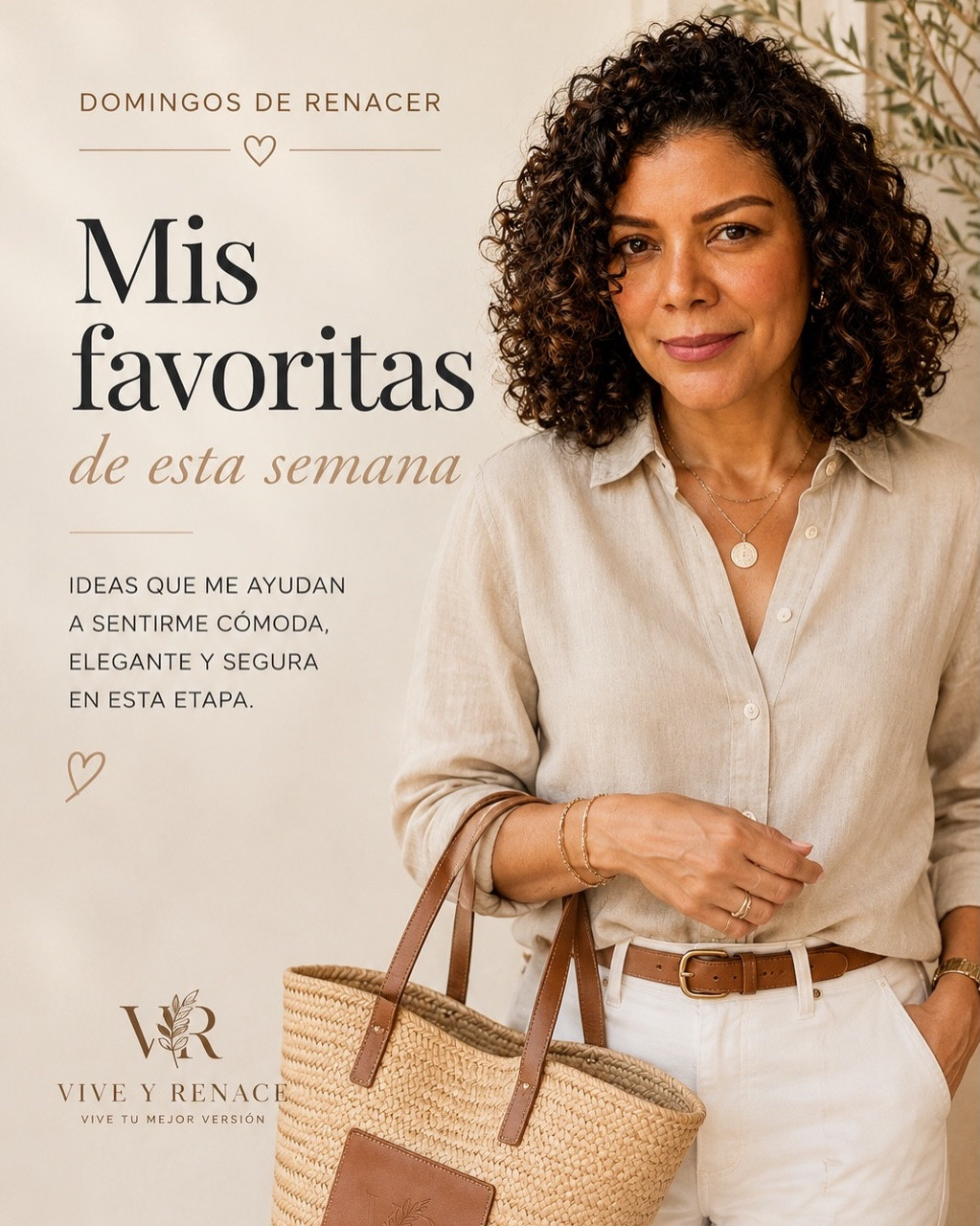 ¿Te ha pasado que miras tu clóset y sientes que ya no refleja la mujer que eres hoy?

No porque haya algo malo contigo.

Sino porque estás creciendo.

Porque tu vida ha cambiado.
Tus prioridades han cambiado.
Y la forma en que quieres sentirte cada día también ha cambiado.

Con los años he aprendido que el estilo no se trata de seguir tendencias.

Se trata de construir una vida que se sienta alineada contigo.

Y eso incluye las prendas que eliges, los productos que usas, los espacios que habitas y las pequeñas cosas que hacen tu día más bonito.

✨ Por eso hoy comienza una nueva tradición en esta comunidad:

Domingos de Renacer.

Cada domingo compartiré mis hallazgos favoritos para esta etapa de la vida:

🤍 Moda elegante y cómoda

🤍 Belleza y bienestar

🤍 Favoritos de Amazon

🤍 Descubrimientos de LTK y ShopMy

🤍 Productos que realmente recomiendo

🤍 Ideas para crear una vida más simple, bonita y alineada contigo

Porque reinventarte no siempre requiere cambios gigantes.

A veces comienza con pequeñas elecciones que te recuerdan quién eres.

✨ Guarda este post para volver a él cuando necesites inspiración.

Y cuéntame:

¿Qué te gustaría encontrar en nuestros próximos Domingos de Renacer: moda, bienestar, hogar o belleza?

👇Te leo 

#menopausiaconestilo #mujer45 #mujer50 #viveyrenace #renacer

LTKgrwm LTKOver40 LTKSeasonal

Comment SHOP below to receive a DM with the link to this post on my LTK ⬇ https://liketk.it/6eBM7