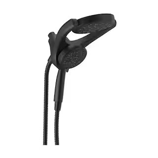 Delta HydroRain Two-in-One 4-Spray Patterns 6 in. Wall Mount Dual Shower Heads with MagnaTite in ... | The Home Depot