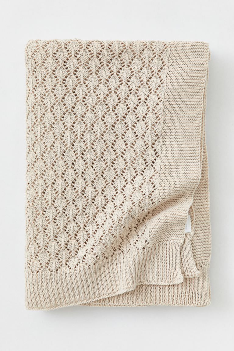 Knit Cotton Throw | H&M (US + CA)