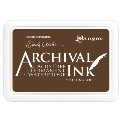 Ranger AID-38979 Wendy Vecchi Designer Series Archival Ink Pad, Potting Soil | Amazon (US)