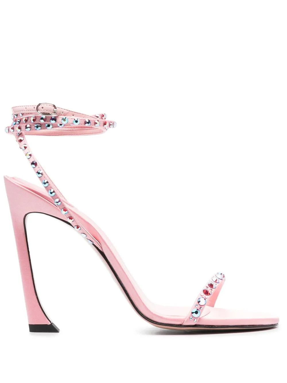 Fade 100mm crystal sandals | Farfetch Global
