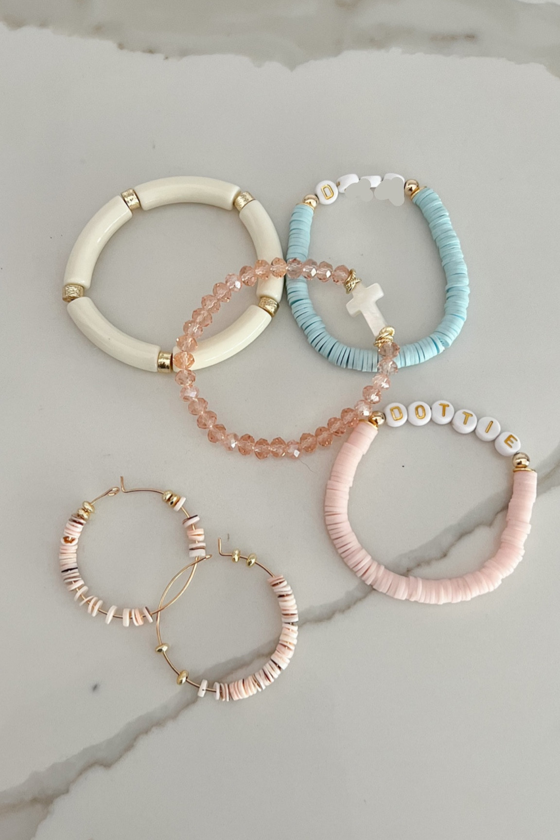 Custom name bracelets! So cute for children’s or pets names. 

My colors are light pink & aqua 

#LTKSeasonal #LTKbeauty #LTKGiftGuide