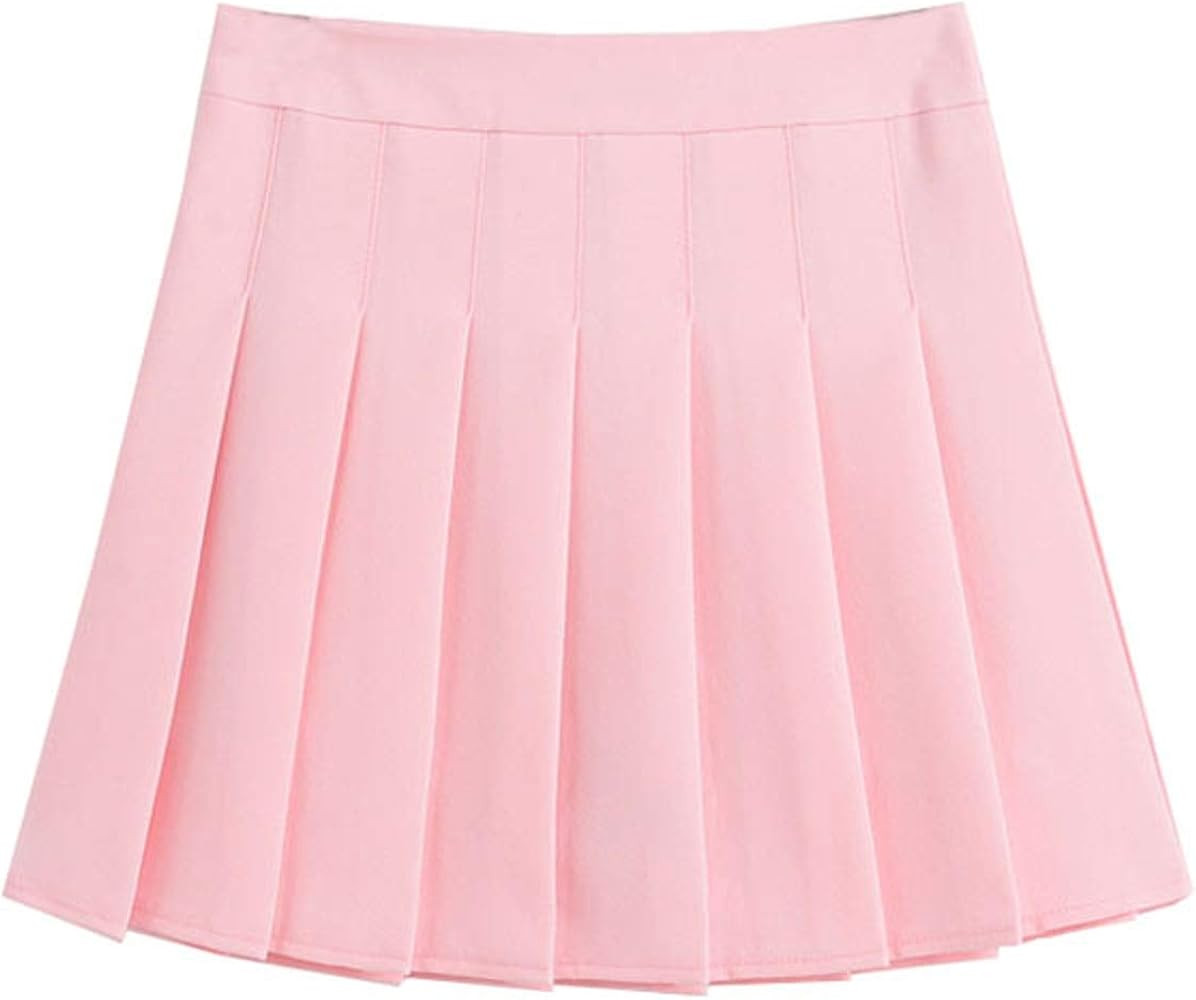 Women's High Waist A-Line Pleated Mini Skirt Short Tennis Skirt | Amazon (US)