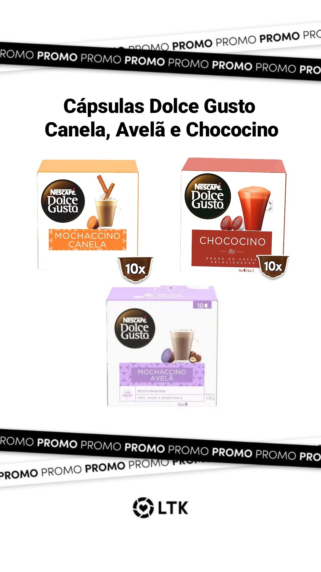 😍 Bebidas Dolce Gusto favoritas da vida na promoção! Cada uma mais deliciosa que a outra. Perfeitas para o friozinho!

#LTKbrasil #LTKhome