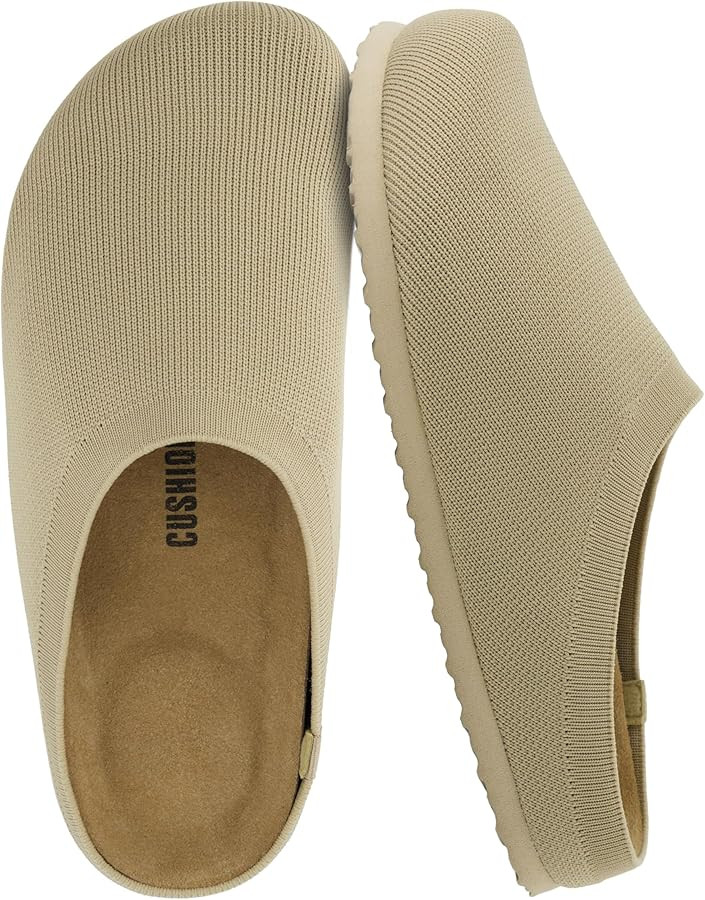 CUSHIONAIRE Women's Sils Knit Cork Footbed Clog with +Comfort | Amazon (US)