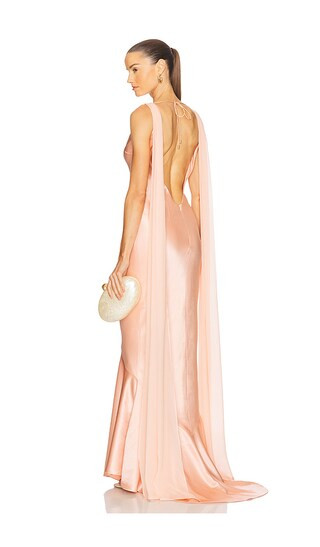 Julia Dress in Peche | Revolve Clothing (Global)