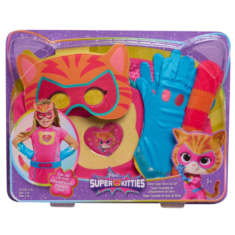 Disney Junior SuperKitties Ginny Dress up Set, Kids Toys for Age Group 3 and up | Walmart (US)