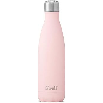 S'well Stainless Steel Water Bottle-17 Pink Topaz-Triple-Layered Vacuum-Insulated Containers Keep... | Amazon (US)