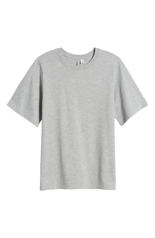 Nordstrom Relaxed Fit Pima Cotton Crewneck T-Shirt in Heather Grey at Nordstrom, Size X-Small | Nordstrom
