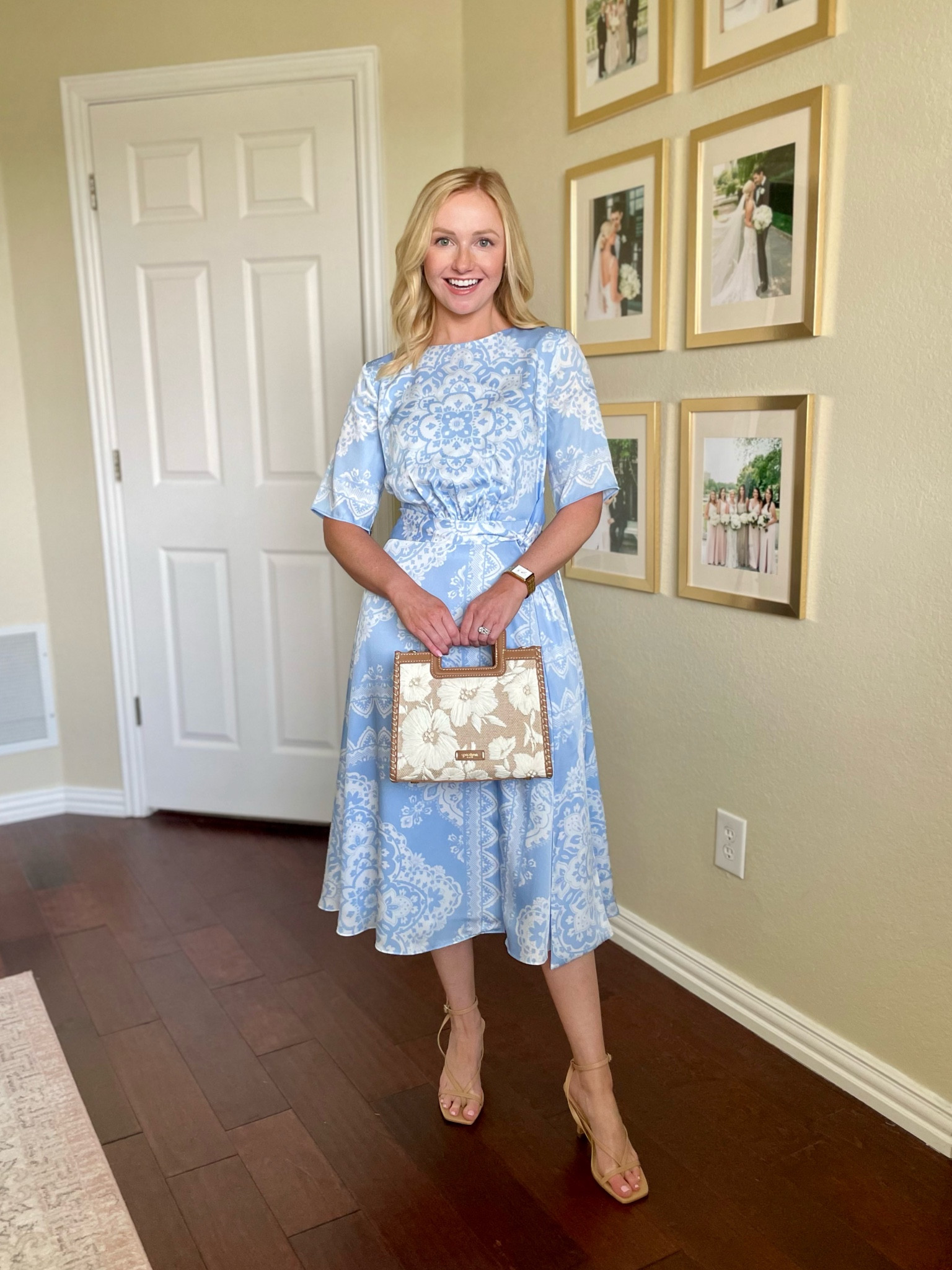 Wearing a 0 in the dress, this reminds me of the Beulah London dress that Kate Middleton wore! 

#LTKSeasonal #LTKFindsUnder100 #LTKStyleTip