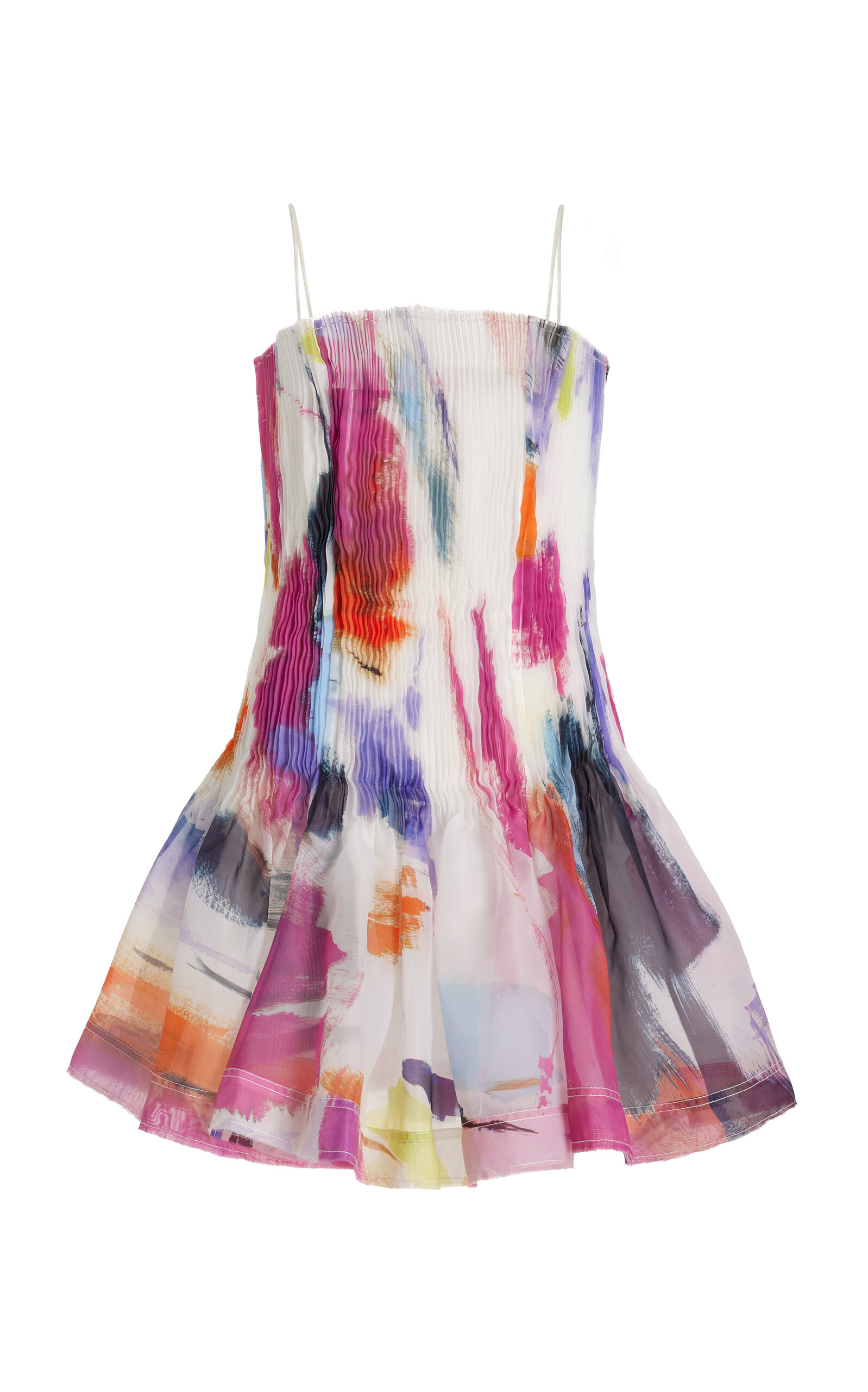 Aje - Women's Celestial Pleated Plisse Mini Dress - Print - AU 12 - Moda Operandi | Moda Operandi (Global)