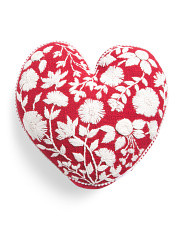 16x16 Floral Pattern Heart Shaped Pillow | Throw Pillows | Marshalls | Marshalls