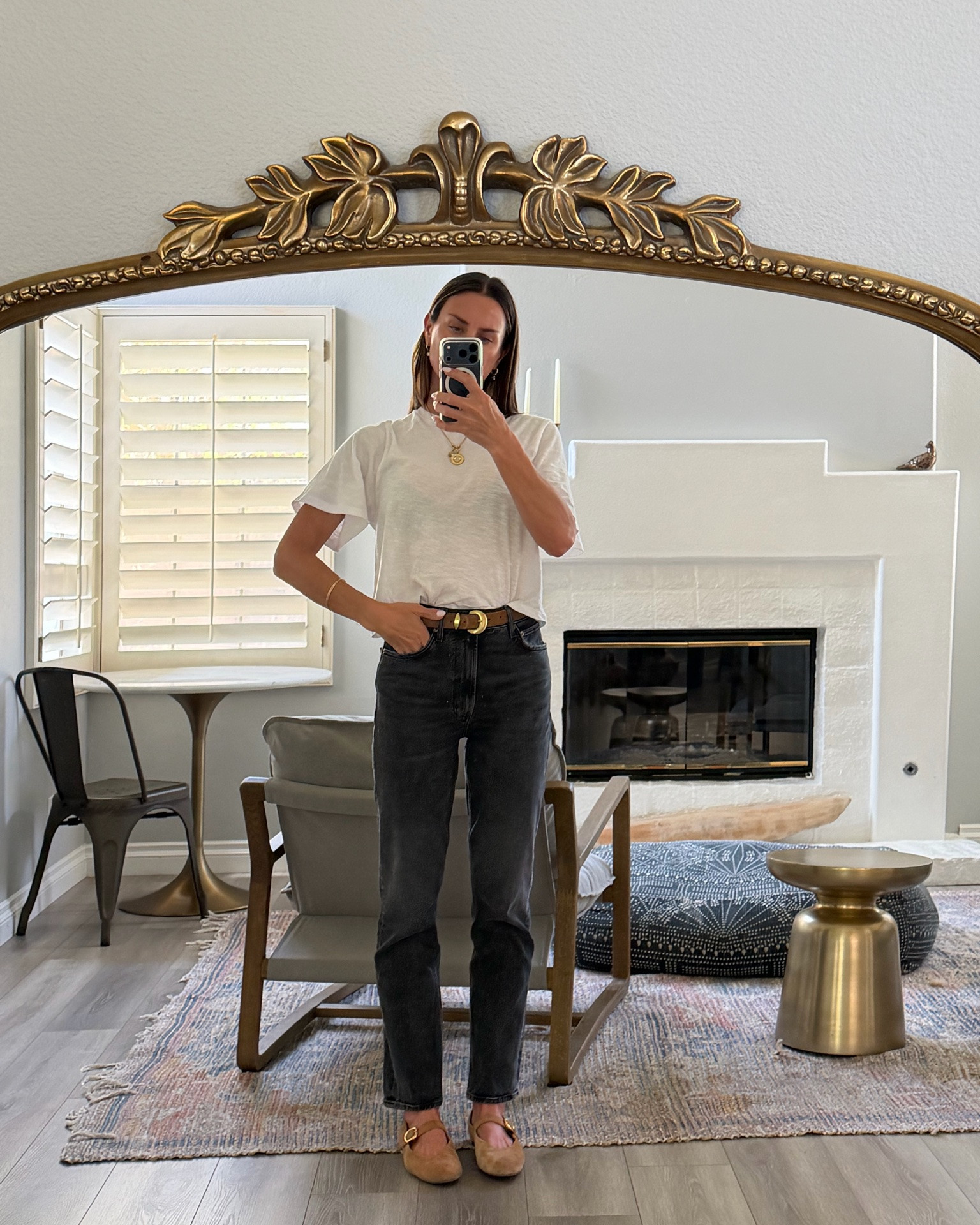 Such an amazing, lightweight, and feminine take on a classic white T-shirt.

#LTKootd #LTKgrwm #LTKOver40