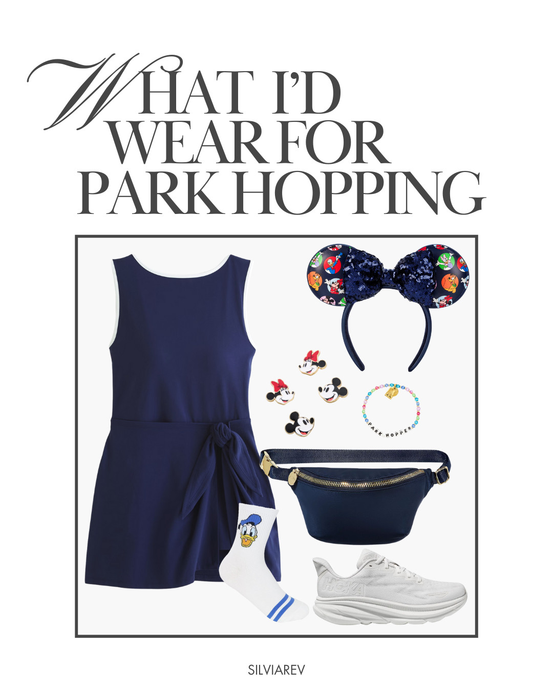 What I’d wear for a day of Disney park hopping: Mickey & Friends edition.

#MickeyMouse #Abercrombie #TennisDress #StoneyClover #MinnieEars #Baublebar #Hoka #LWP #DisneyWorld #DisneyOutfits #WhatToWear #Activewear #DisneyLooks 