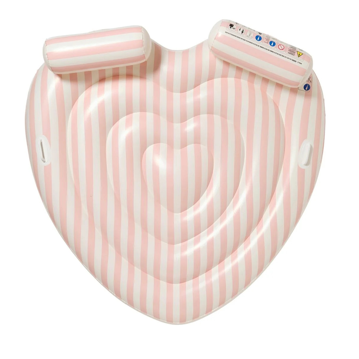 Twin Heart Lie-On Float - Stole My Heart Pink | SUNNYLIFE US