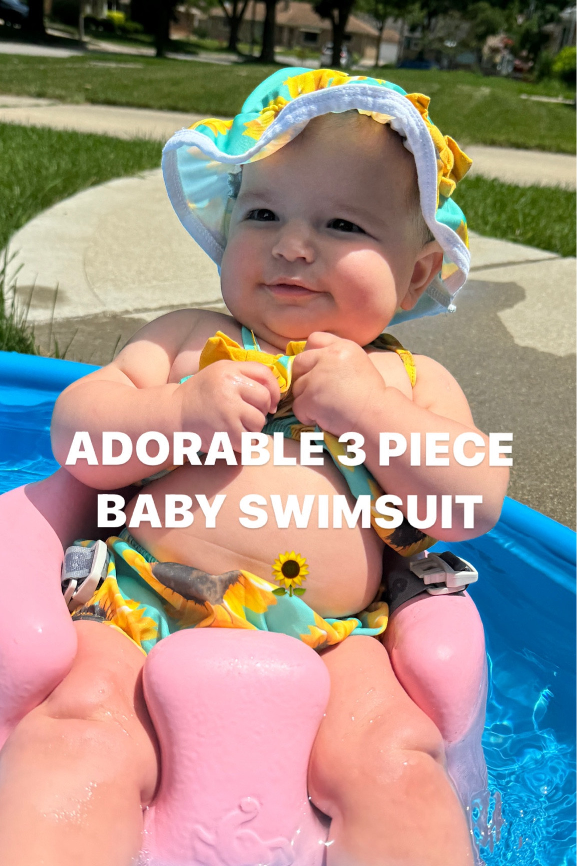 Cutest little swimsuit for baby girl!!! 🌻 

#LTKBaby #LTKSeasonal #LTKxWalmart