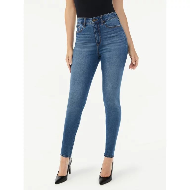 Sofia Jeans Women's Rosa Curvy Skinny Super High Rise Seamless Jeans | Walmart (US)
