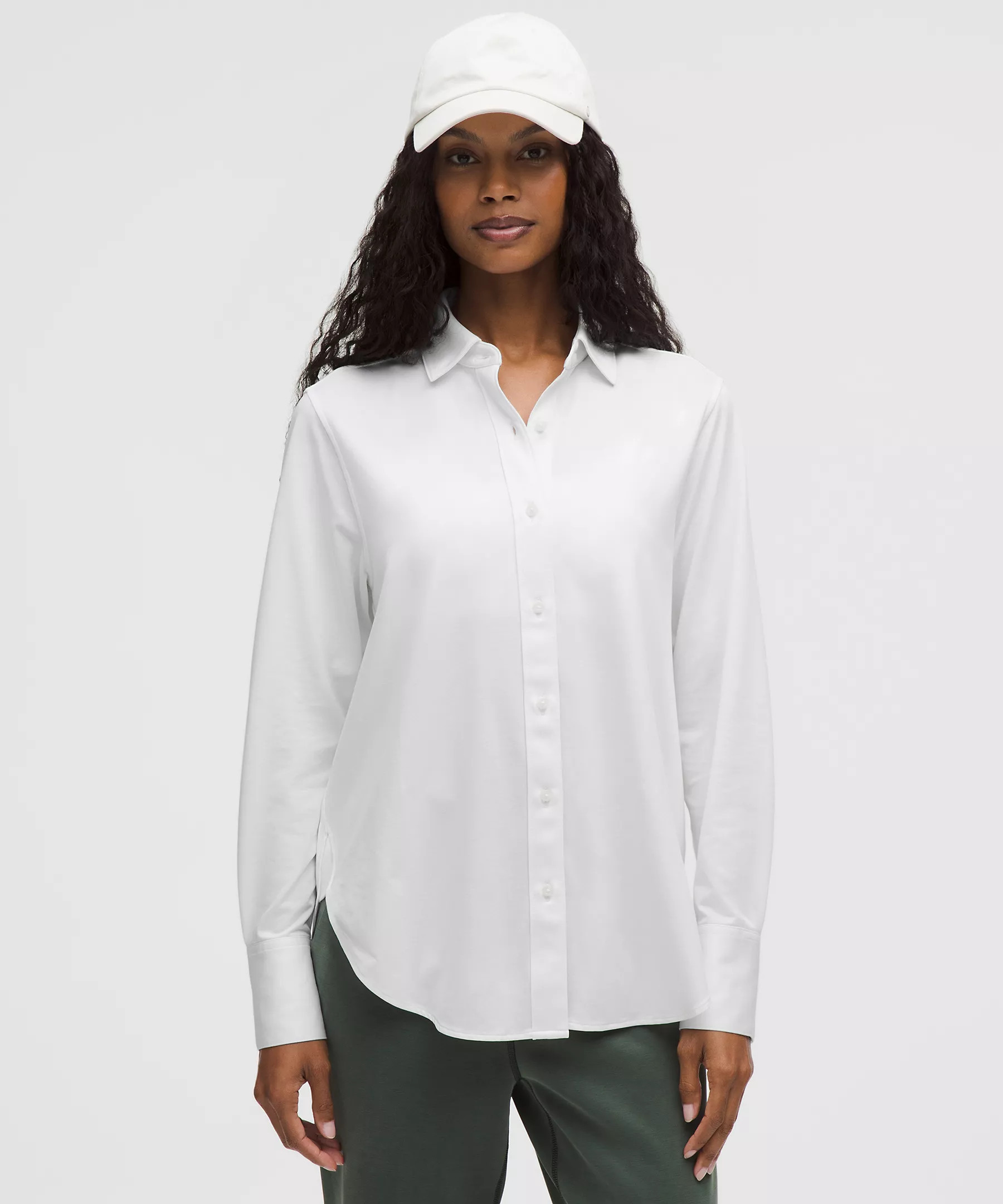 Knit Relaxed-Fit Overshirt | Women's Long Sleeve Shirts | lululemon | Lululemon (US)