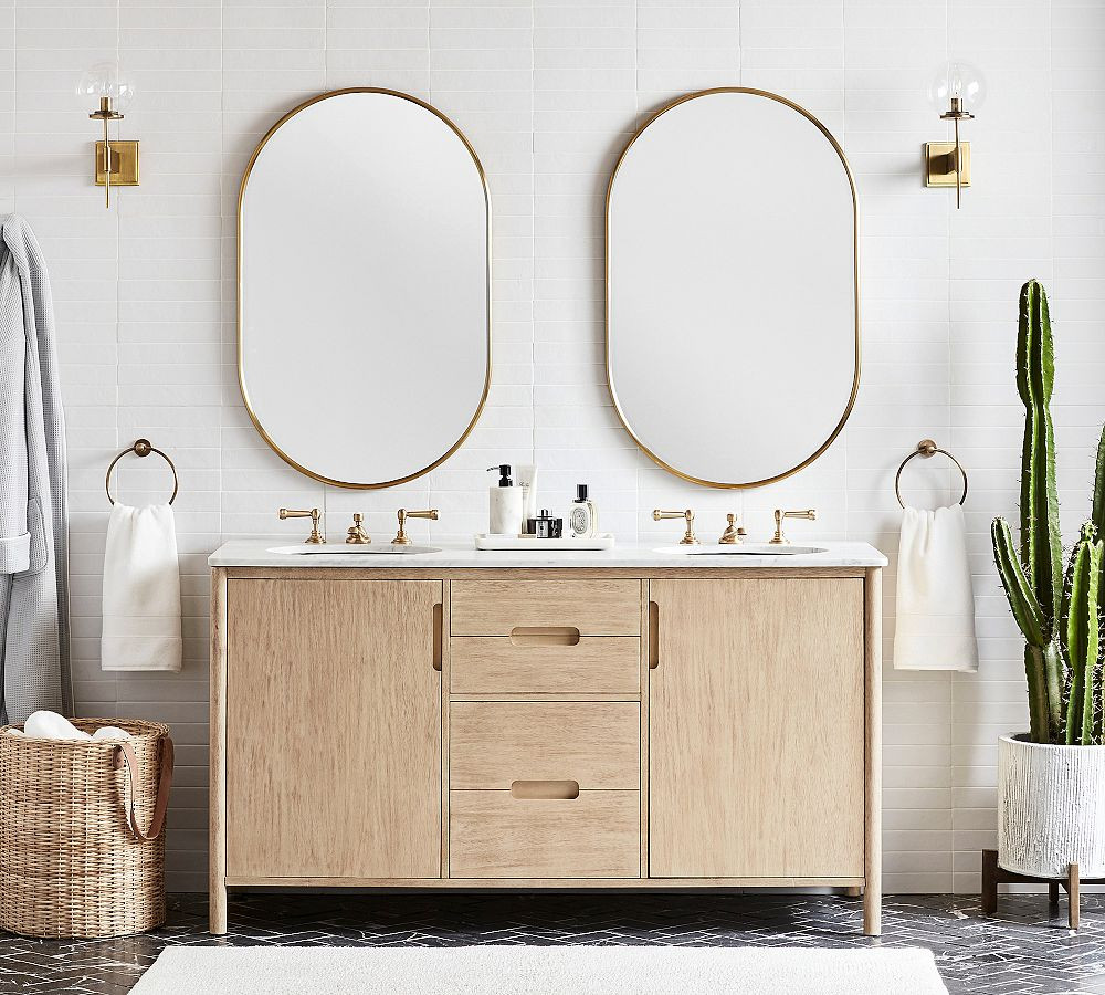 Manzanita 60" Double Sink Vanity | Pottery Barn (US)