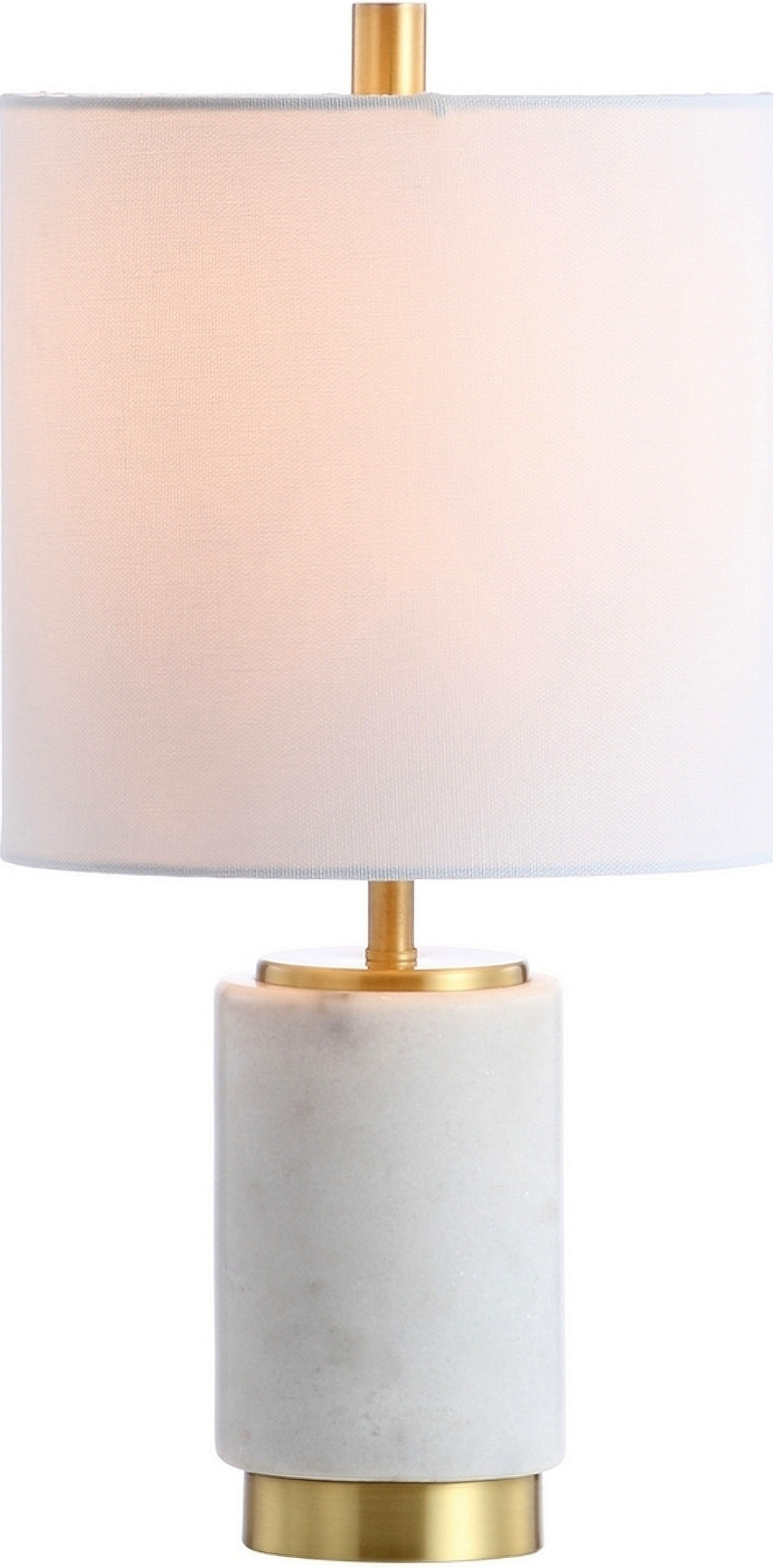 Davion White and Brass Gold Table Lamp | 1stopbedrooms