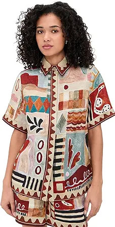 ALÉMAIS Women's Michelle Shirt | Amazon (US)