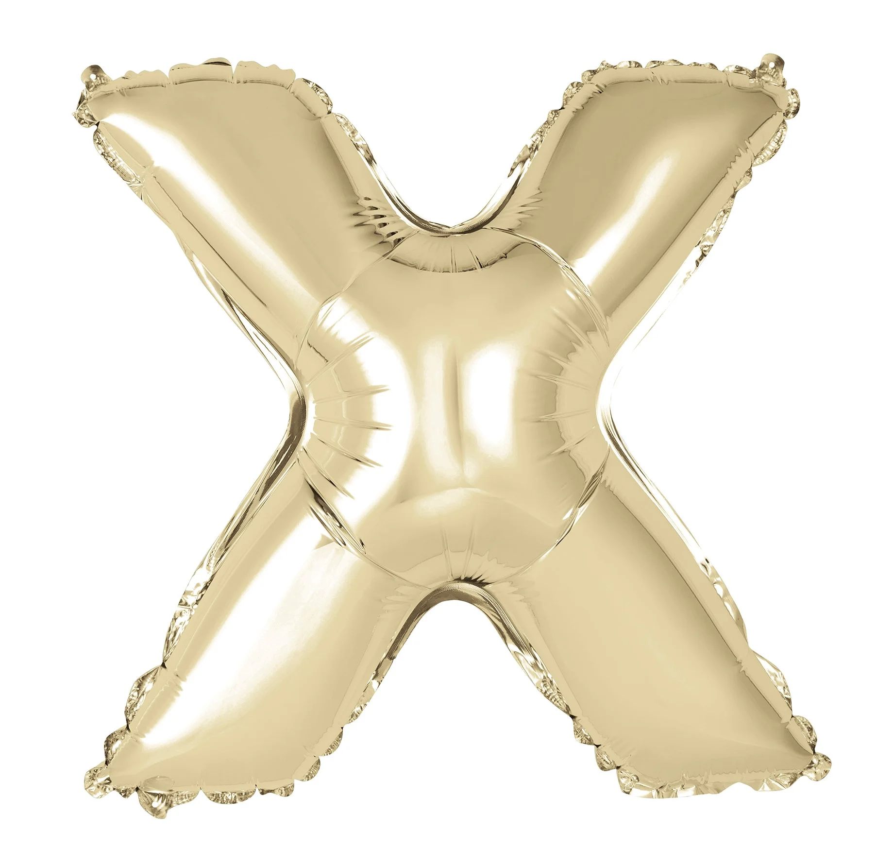 Way to Celebrate! Foil Letter Balloon, "X", Gold, 14in | Walmart (US)