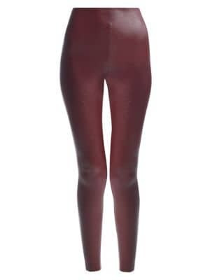 Sleek Faux Leather Leggings | Saks Fifth Avenue (CA)