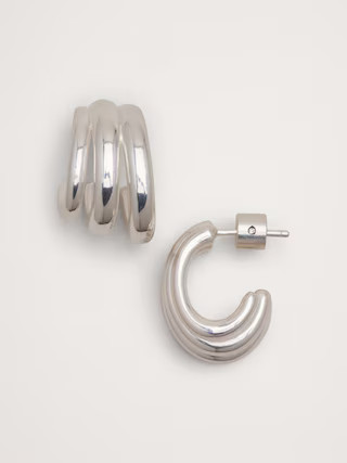 Triple Hoop Earrings | Banana Republic (US)