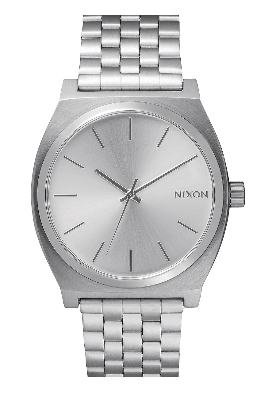 Time Teller Watch | All Silver | Unisex Stainless Steel Analog | Nixon (US & Canada)