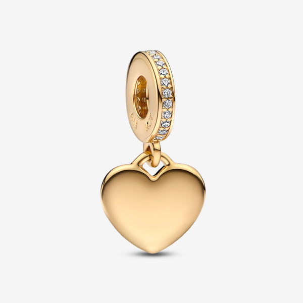 Pandora Engravable Heart Tag Dangle Charm | Pandora US