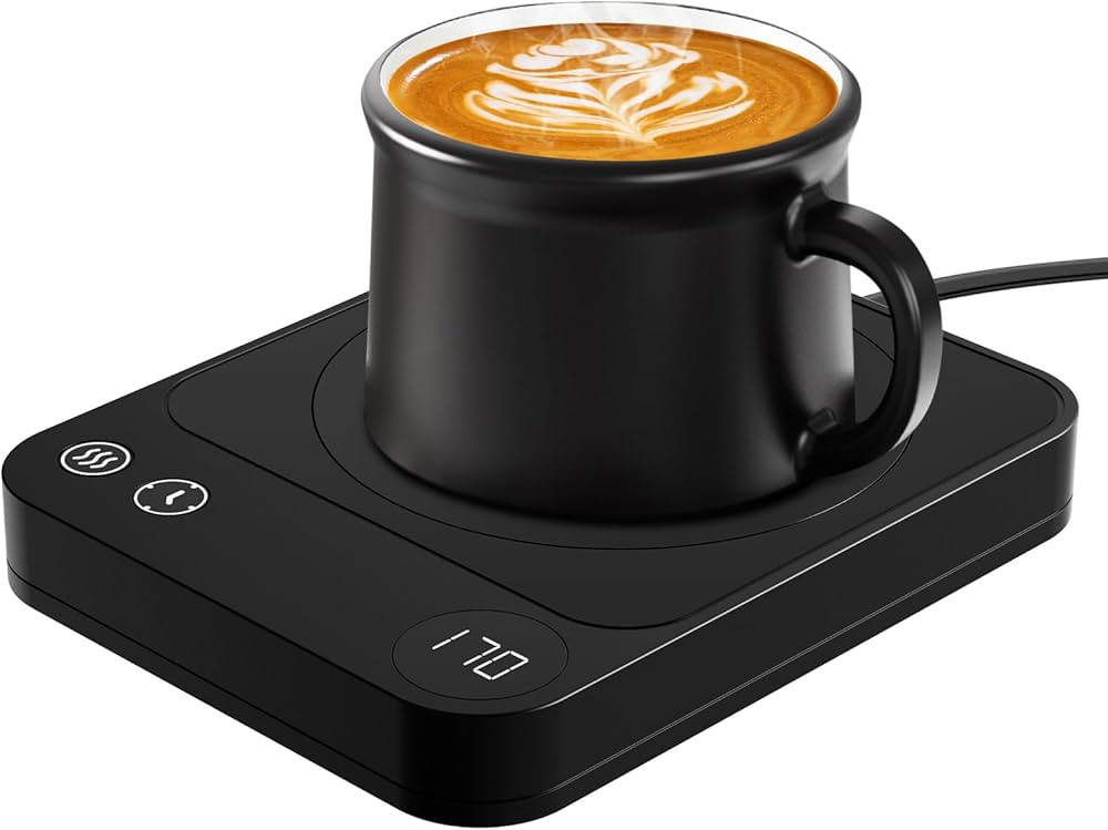 Mug Warmer, Coffee Warmer with 3 Temperature Settings, Auto Shut On/Off Coffee Mug Warmer, Coffee... | Amazon (US)