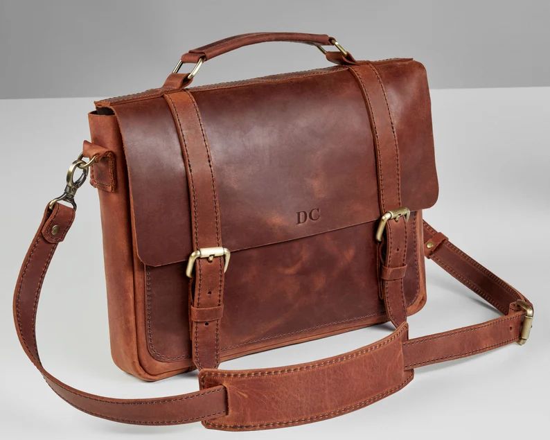 Leather briefcase man, leather bag man, mens briefcase, shoulder bag, laptop messenger bag, satch... | Etsy (US)