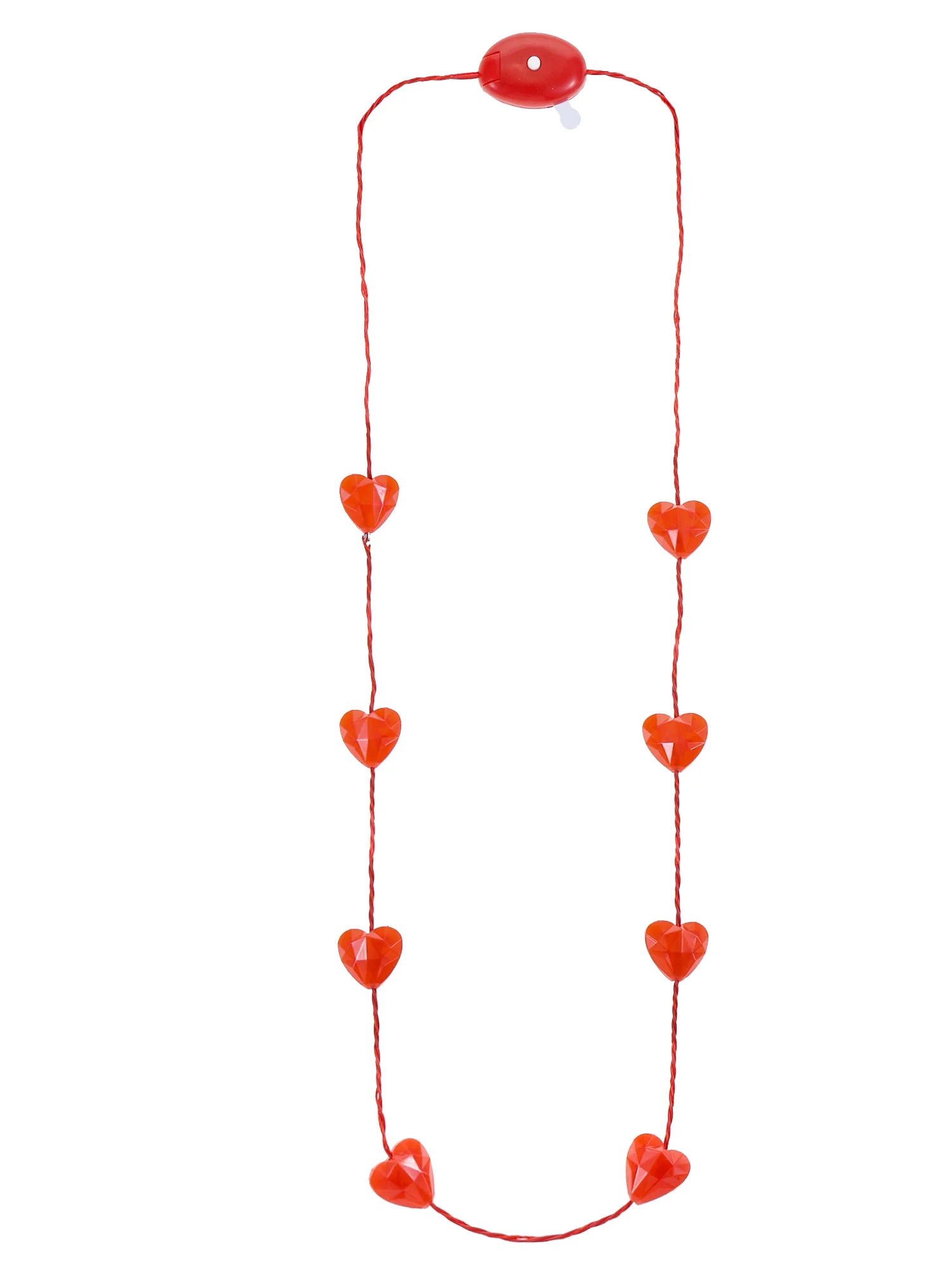 Way to Celebrate Valentine's Day Hearts Light-Up Necklace, 1 Piece | Walmart (US)