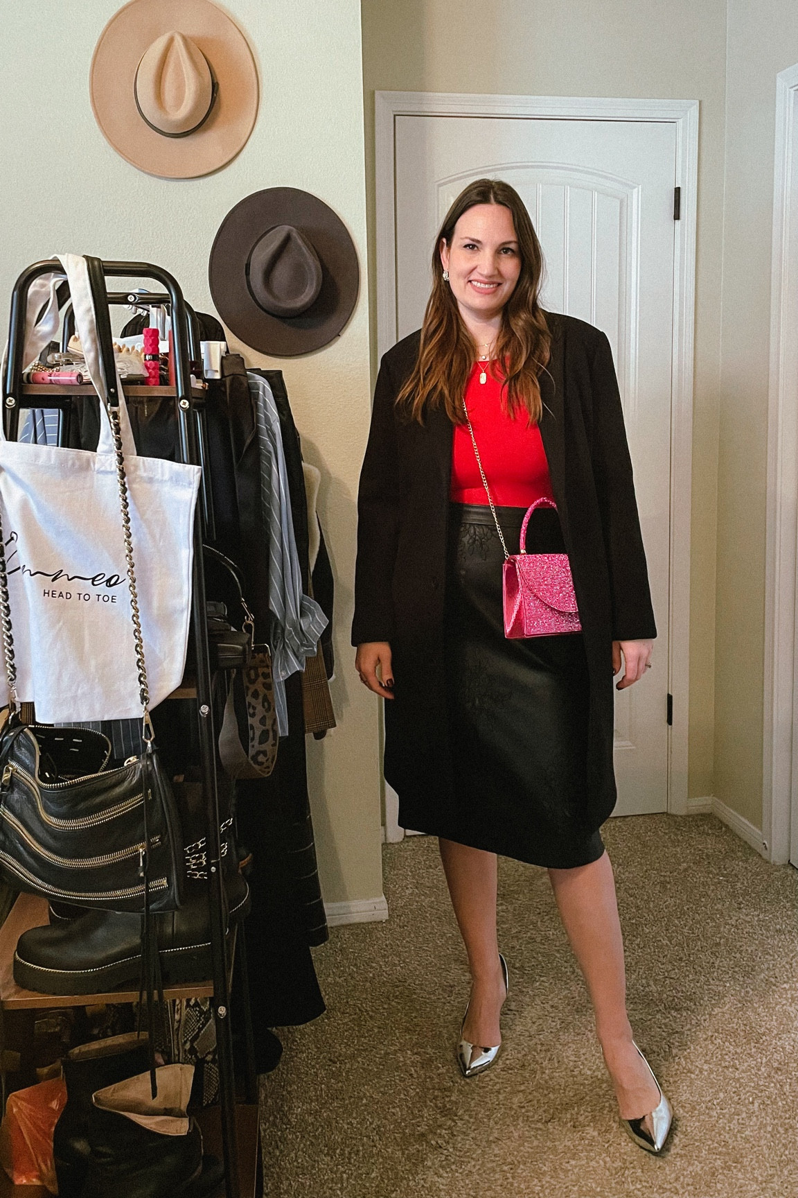 Valentine’s Day Look❣️💕
Bodysuit / Skirt / Coat ~ Zara
Shoes ~ Jessica Simpson
Purse ~ DSW
Accessories ~ Target/Kendra Scott/Bryan Anthonys 

#LTKmidsize #LTKSeasonal #LTKstyletip