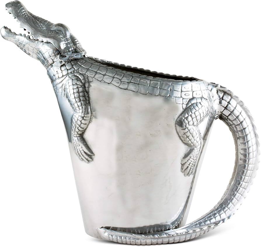 Arthur Court Alligator Pitcher Water Jug for Hot/Cold Water, Ice Tea and Juice Beverage Tropical ... | Amazon (US)