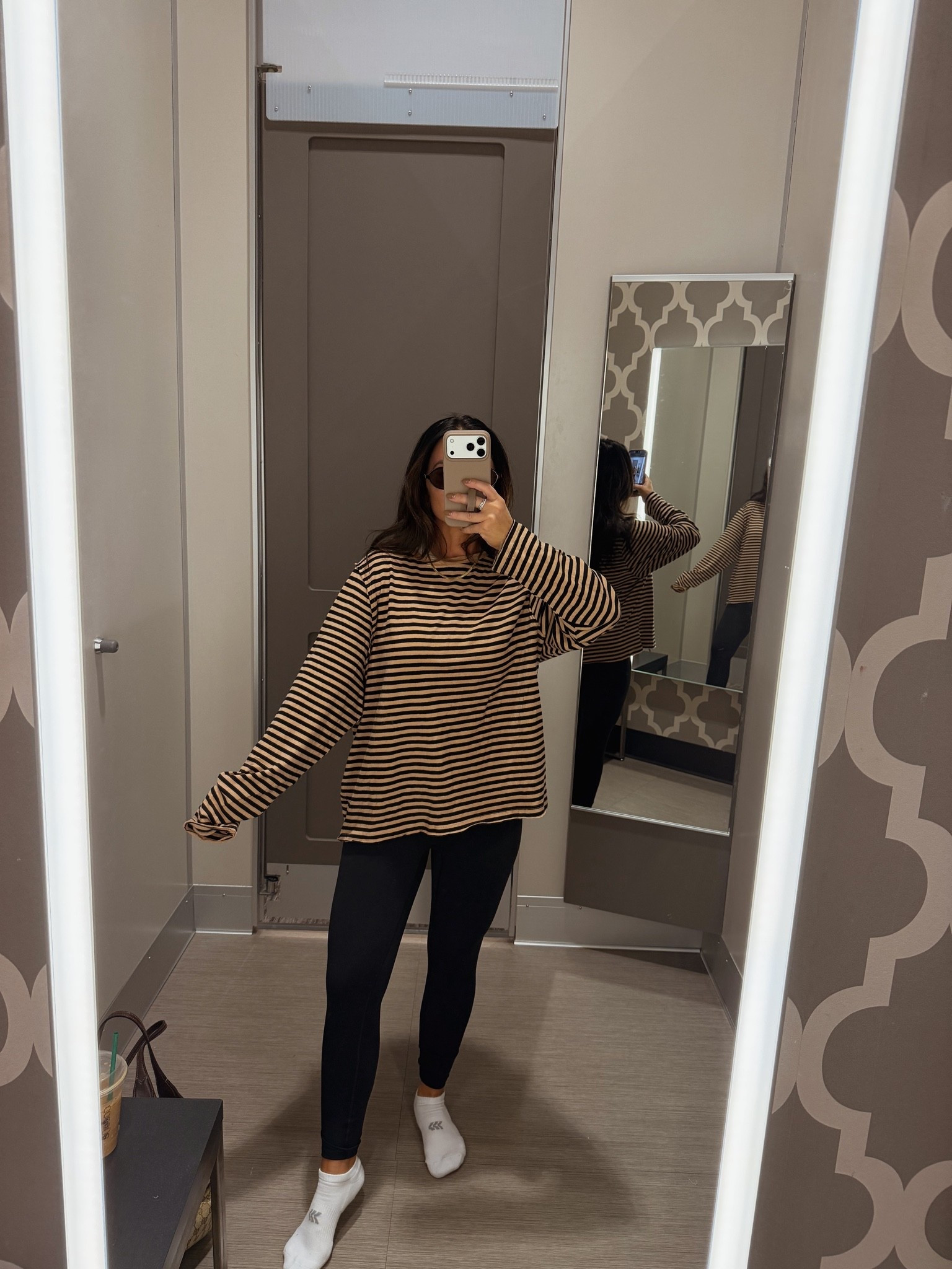 I can’t get over this oversized stripe shirt 🤎

#LTKgrwm #LTKootd #LTKSeasonal