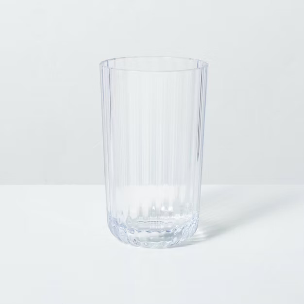 12oz Ribbed Plastic Drinkware 4pk Set - Hearth & Hand™ with Magnolia | Target