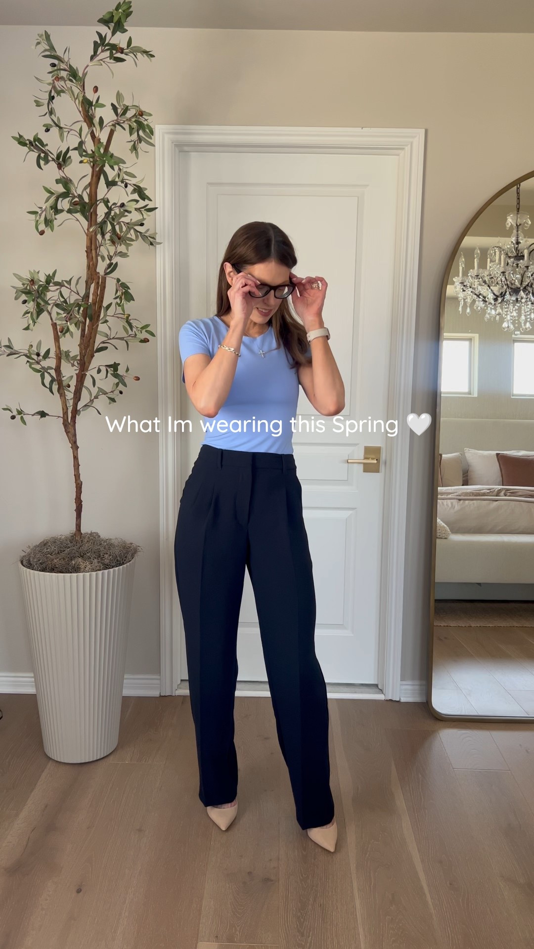 Basics are my go to for an easy work outfit. Plus this blue color is everything. 

Trousers. Work outfit. Spring outfit. Outfit ideas. Aritzia  

#LTKSeasonal #LTKStyleTip #LTKWorkwear