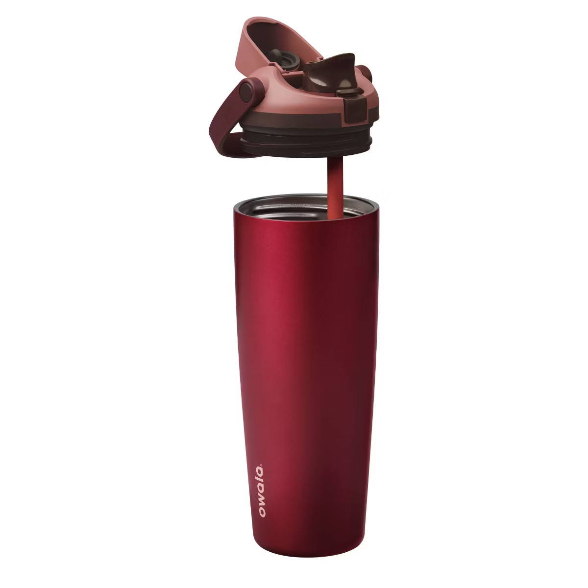 Special Edition Owala 30oz Stainless Steel FreeSip Water Bottle - Poinsettia | Target