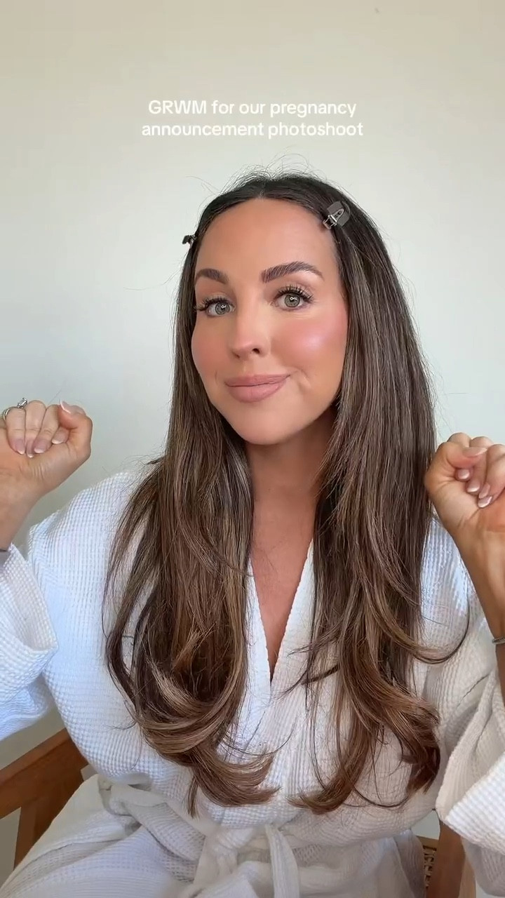 Get ready with me for our announcement shoot! 

#LTKgrwm #LTKselfcare #LTKBaby