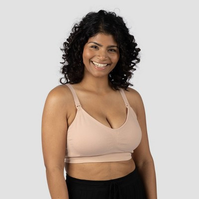kindred by Kindred Bravely Women's Pumping + Nursing Hands Free Bra - Beige S-Busty: Light Support, Removable Padding, Racerback Design | Target