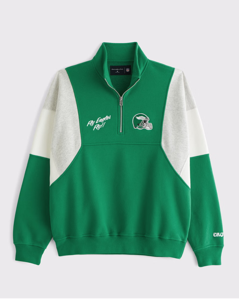 Philadelphia Eagles Half-Zip Sweatshirt | Abercrombie & Fitch (US)
