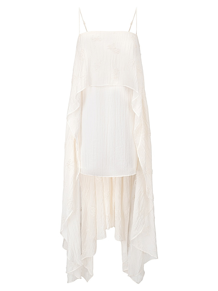 Women's Valencia High-Low Minidress - White - Size 4 | Saks Fifth Avenue