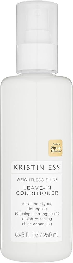 Kristin Ess Hair Weightless Shine Leave In Conditioner for Curly, Straight & Dry Damaged - Vegan,... | Amazon (US)