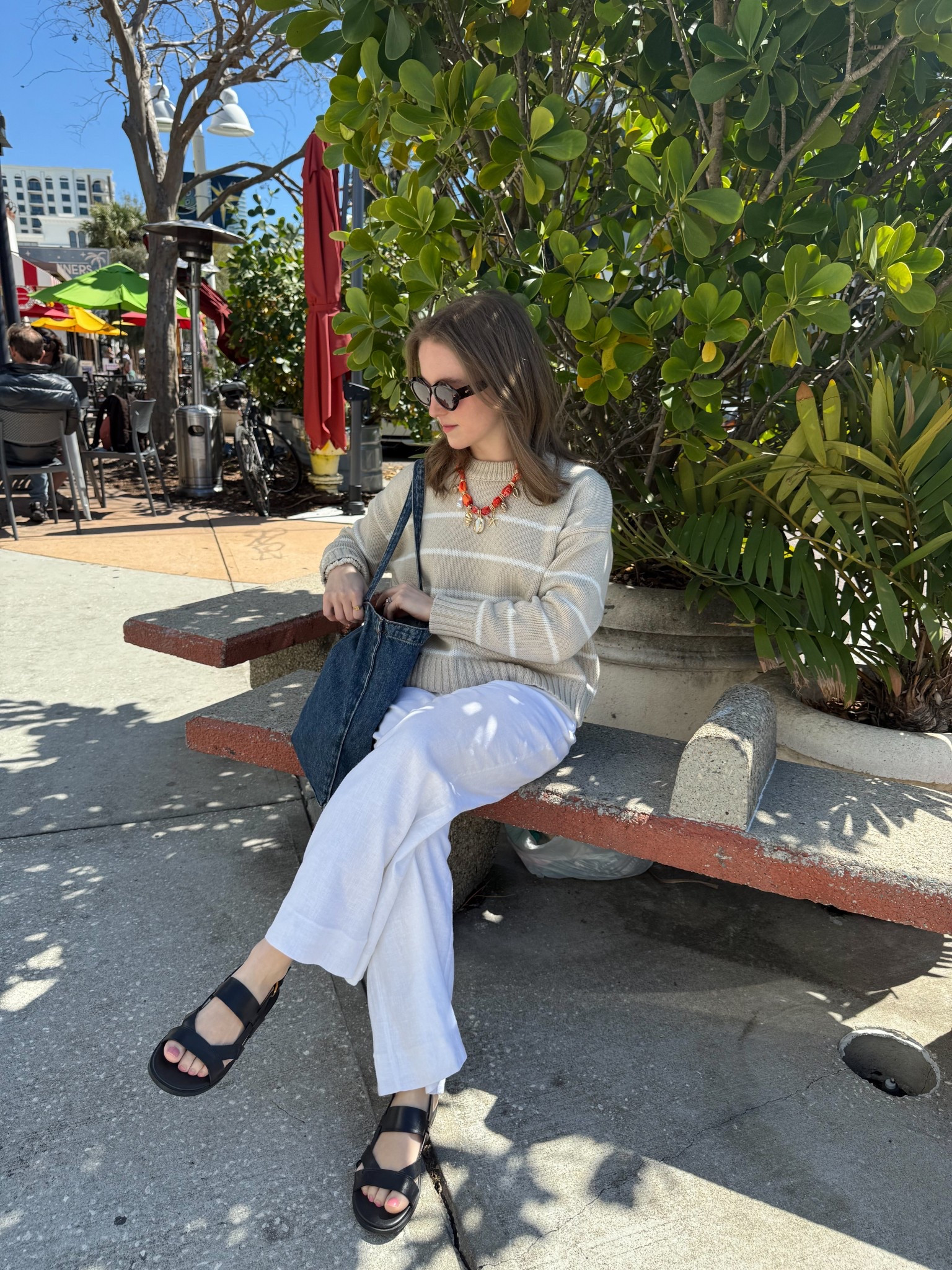 Beach vacation ootd
25 short curve love lined linen pants
Xs organic cotton sweater. Free shipping 

#LTKSaleAlert #LTKPetite