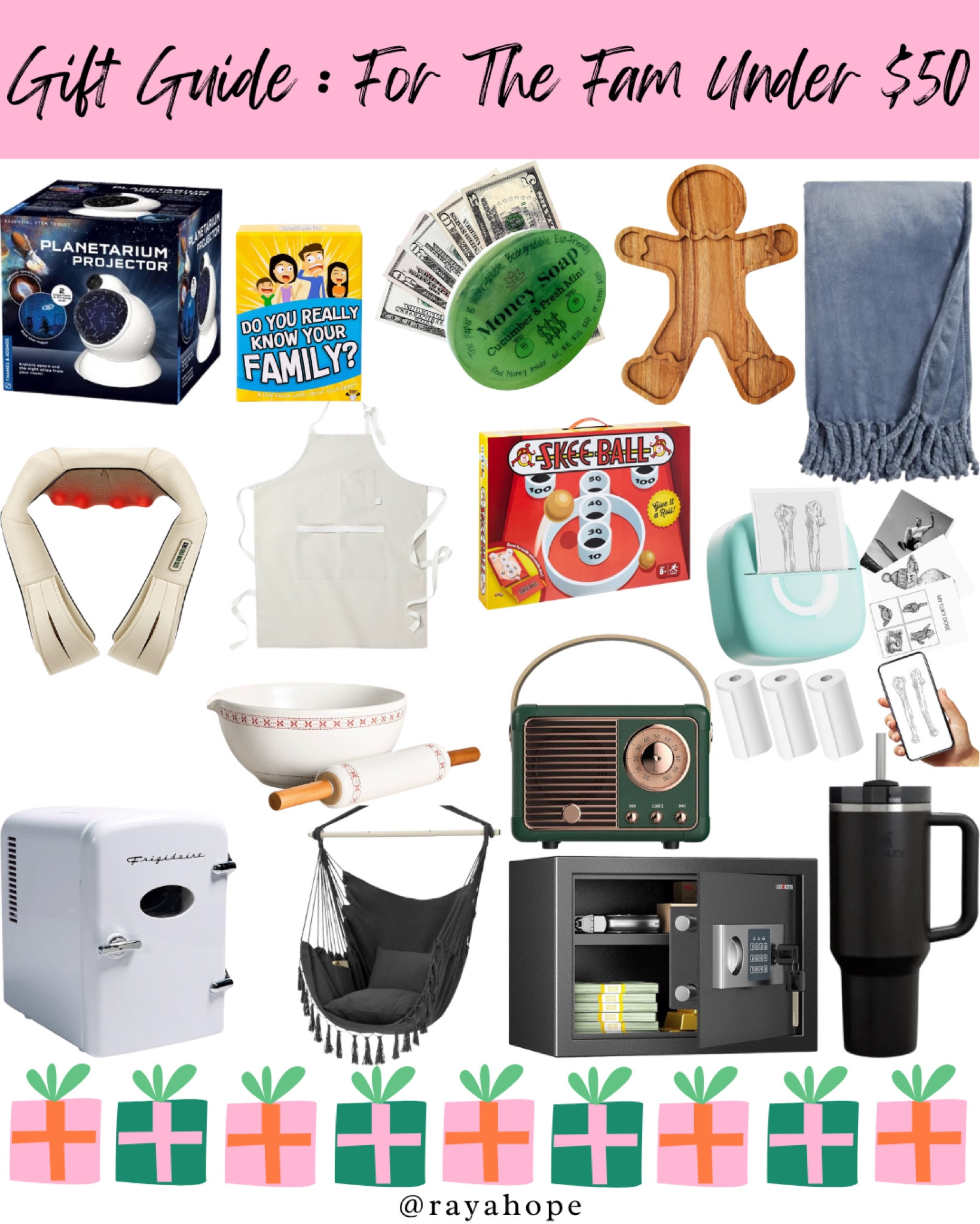 Gift Guide For The Fam Under $50

#LTKGiftGuide #LTKHoliday #LTKSeasonal